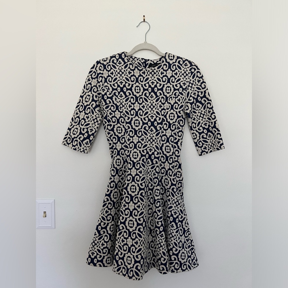 Zara quilt printed dress size M